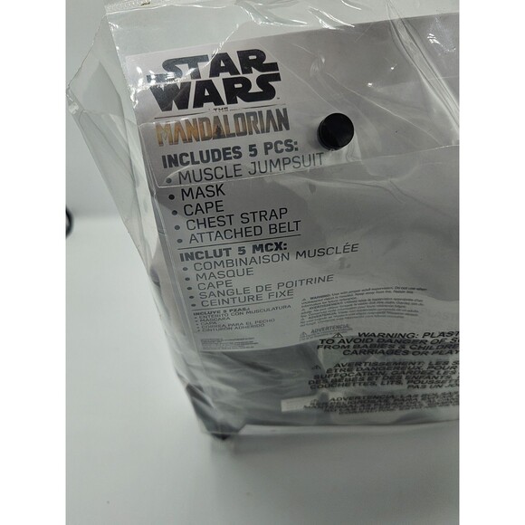 Star Wars The Mandalorian Dress Up Halloween Play Kids Costume Size Medium 8-10 - Picture 5 of 6